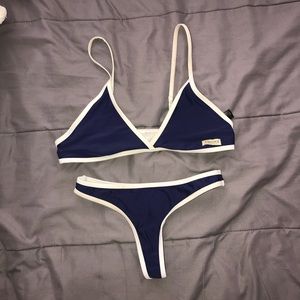 chooks la navy blue set
